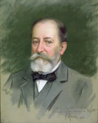 Porträt von Camille Saint-Saens (1835-1921) 1903
